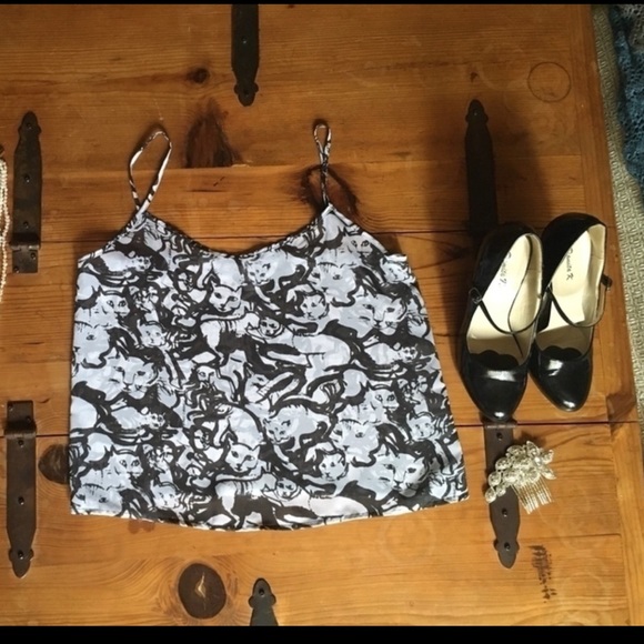 Cat Chiffon Tank