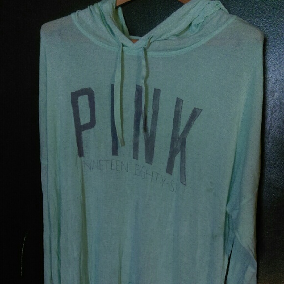 Victoria's Secret Long Sheer Teal Loungewear sz S