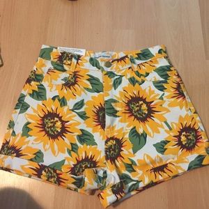 NWT American Apparel Sunflower Shorts