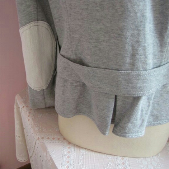 PRINCESS VERA WANG Fun Gray Jacket W/Elbow Patches - Picture 2 of 4