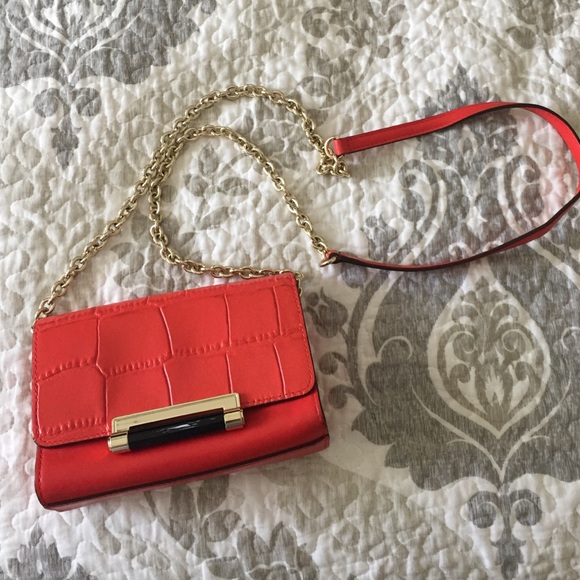 DVF cross-body bag in tangerine