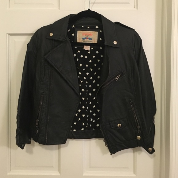 Blacker faux leather jacket