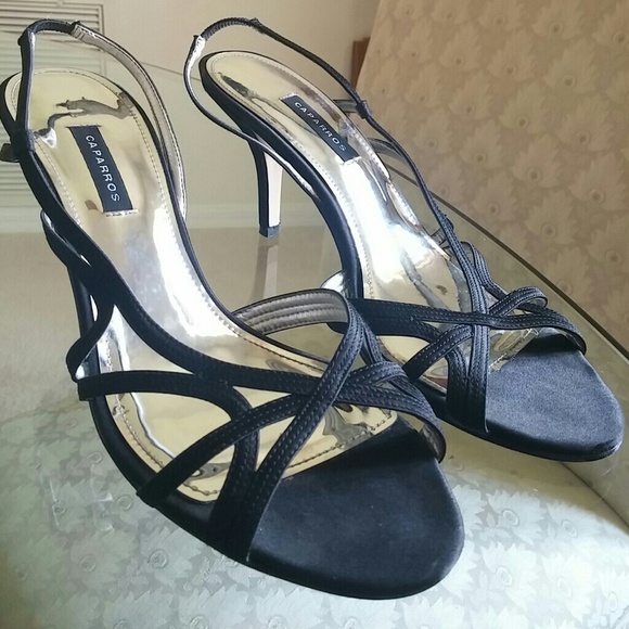Dressy strappy 2inch heels.