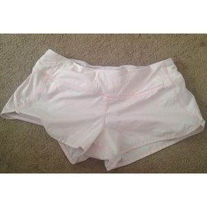 Pink Sparkle Lululemon Shorts Size 6