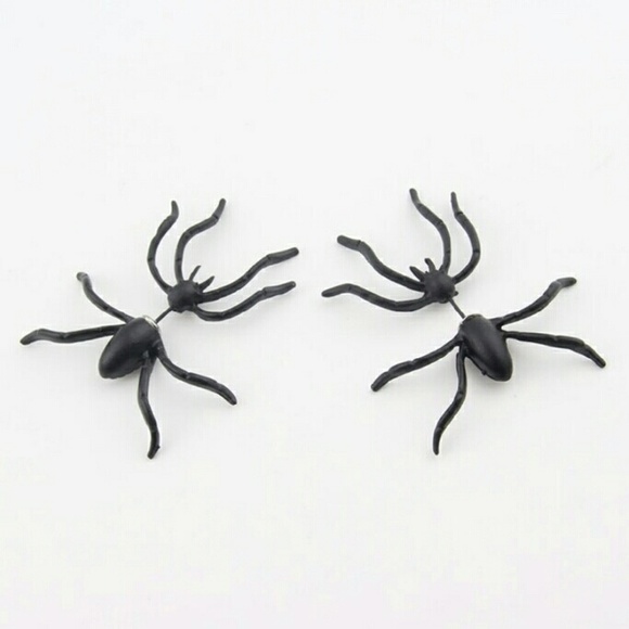 Spider Double Sided Earrings - Picture 3 of 3