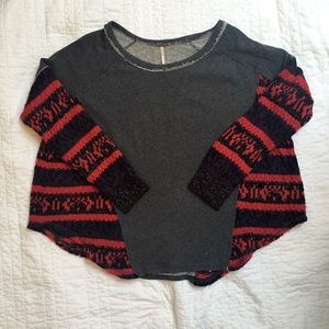 Free People Cozy Sweater Heavy Knit Top