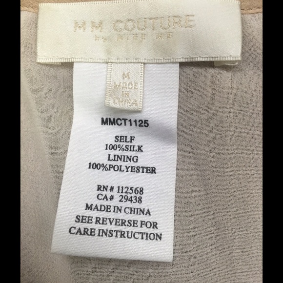 MM Couture silk & sequin tank top//sz S - Picture 2 of 2