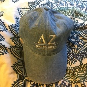 Delta Zeta denim dad hat / baseball cap