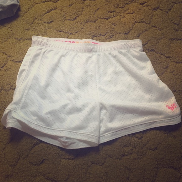 NEVER BEEN WORN Justice white athletic shorts