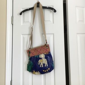Fossil Key-Per Crossbody