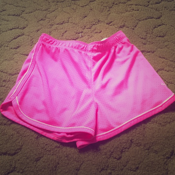 NEVER BEEN WORN Justice neon pink athletic shorts