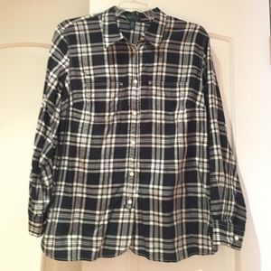 Ralph Lauren plaid shirt in woman's size 2X.