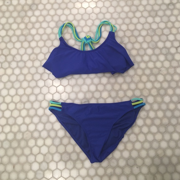 Never worn bathing suit (Size s top and L bottom) - Picture 1 of 2