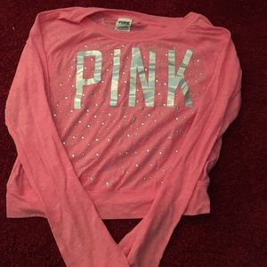 Long sleeve pink shirt