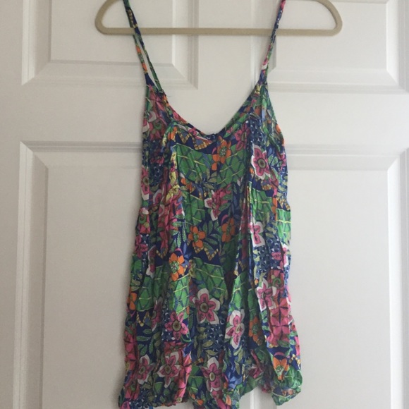 Bright Patterned Floral Romper - image 2