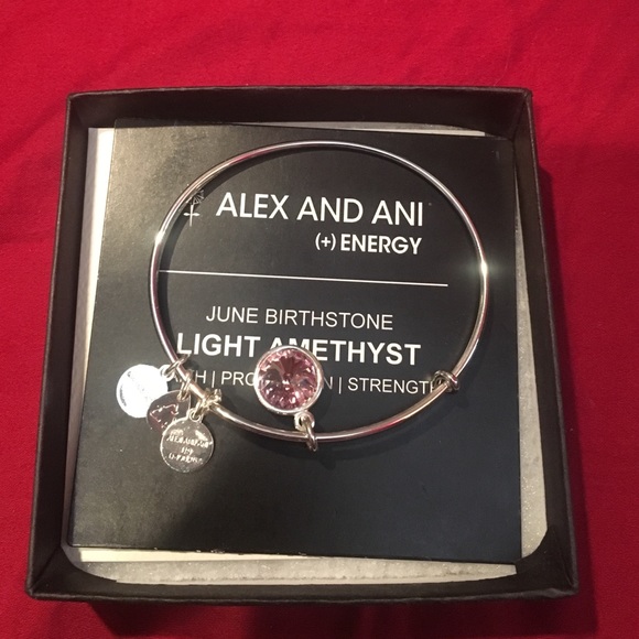 Alex and Ani amethyst bracelet!