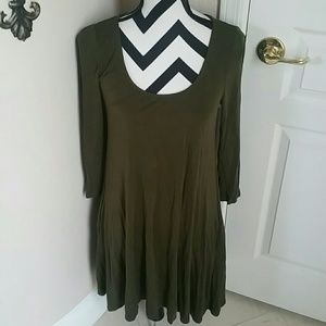 Lulu's Army Green Dress
