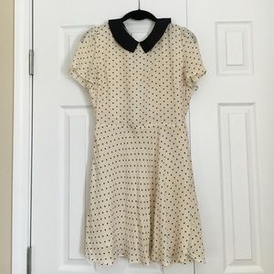 Forever 21 Polka Dot Peter Pan Dress