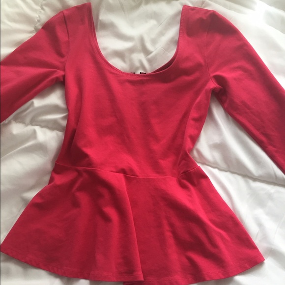 Peplum shirt