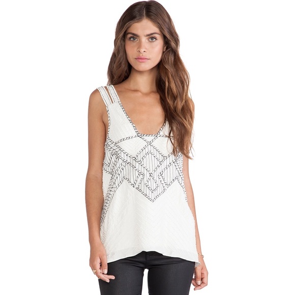 NWT Parker Nadia Sequined Top