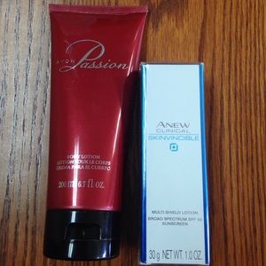 Avon lot/2 Anew Clinical Skinvincible & Passion
