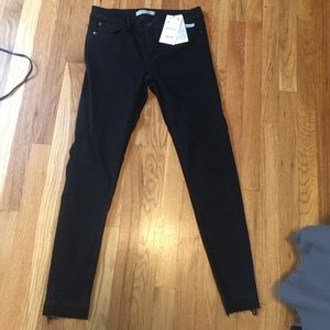 Zara Black Denim Skinny Jeans NWT