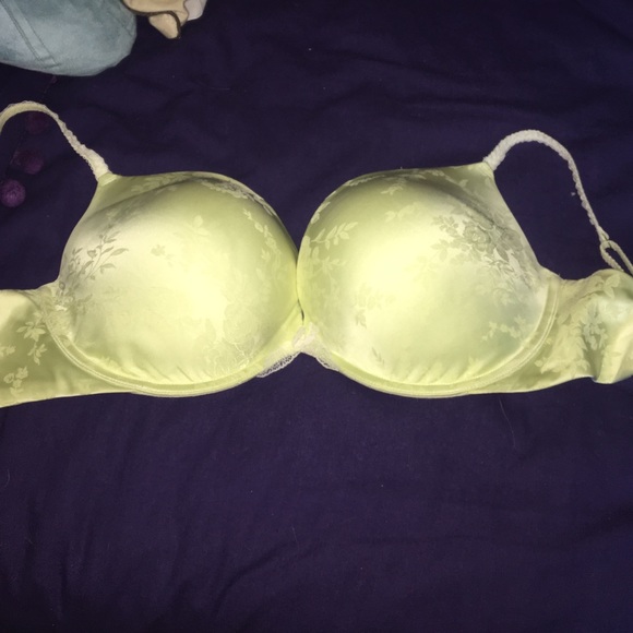 Green Jacquard VS Push-up Bra