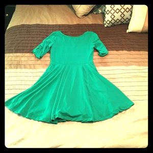 Retro green dress