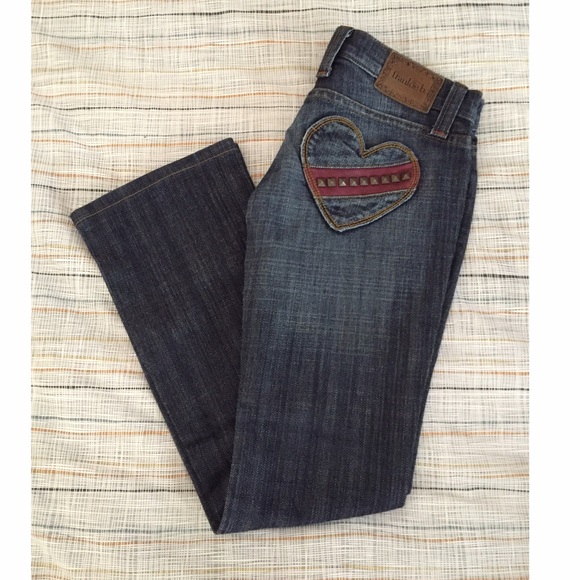 Frankie B. Heart Pocket Denim