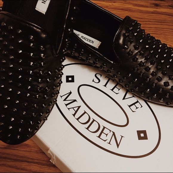 Steve Madden Studded Slip On Loafer