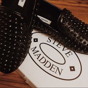 Steve Madden Studded Slip On Loafer