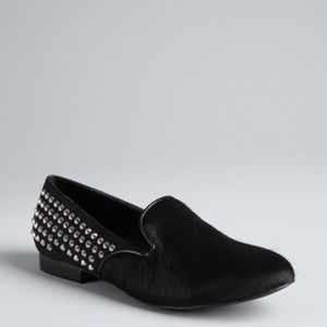 Kelsi Dagger Pony hair Flats with metal studds Kelsi Dagger Pony hair Flats with metal studds