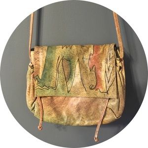 Vintage Leather Crossbody
