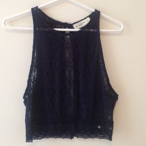 A&F Lace Crop Top
