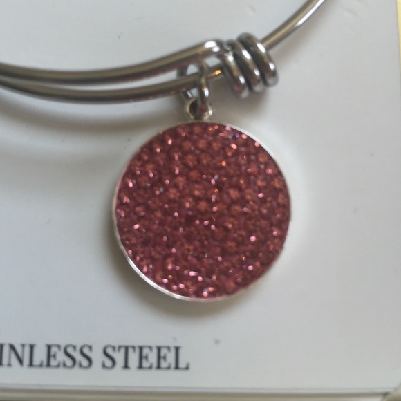 Footnotes Jewelry Pink Rhinestone Be Footnotes Bracelet Poshmark