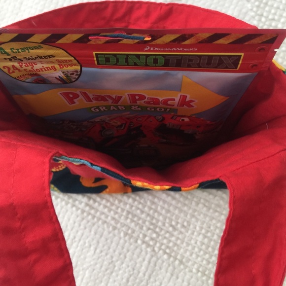Boys Dinosaur Mini Crayon Tote! NWT! - Picture 4 of 4
