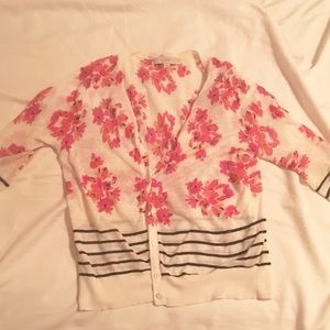 Loft floral cardigan