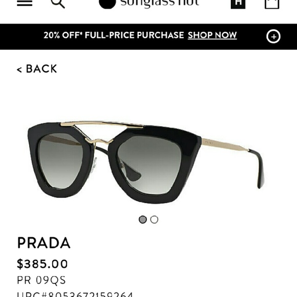 Authentic prada sunglasses
