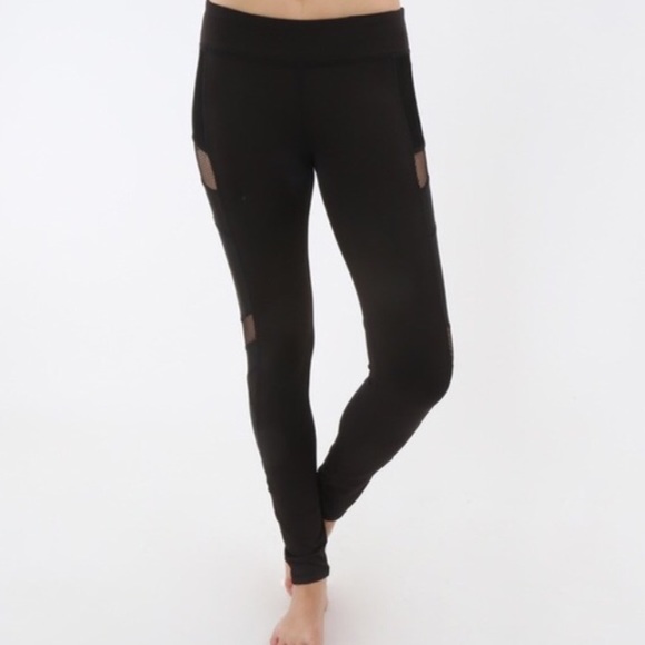 LAST PAIR Sexy Mesh panel leggings - Picture 2 of 4