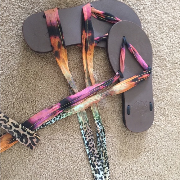 Sseko ribbon sandals as seen on Shark Tank