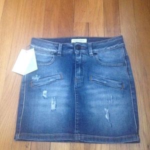 Pierre Balmain mini denim skirt