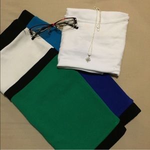 Barely used multicolored mini skirt