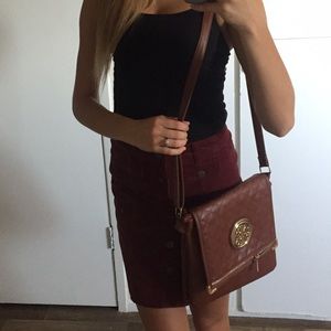 Brown leather cross body bag NEW 👜