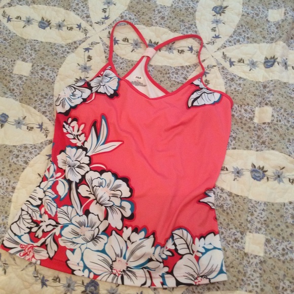 FILA Racerback Tank with built in bra XL