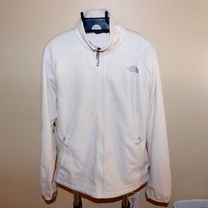 White North Face sweater