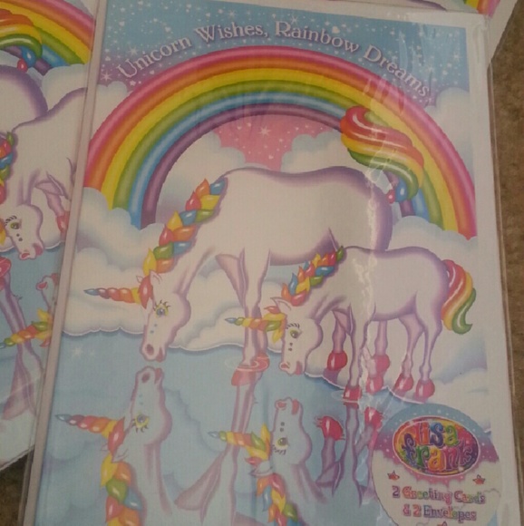 Lisa Frank UNICORN Rainbow stationary - Picture 2 of 3