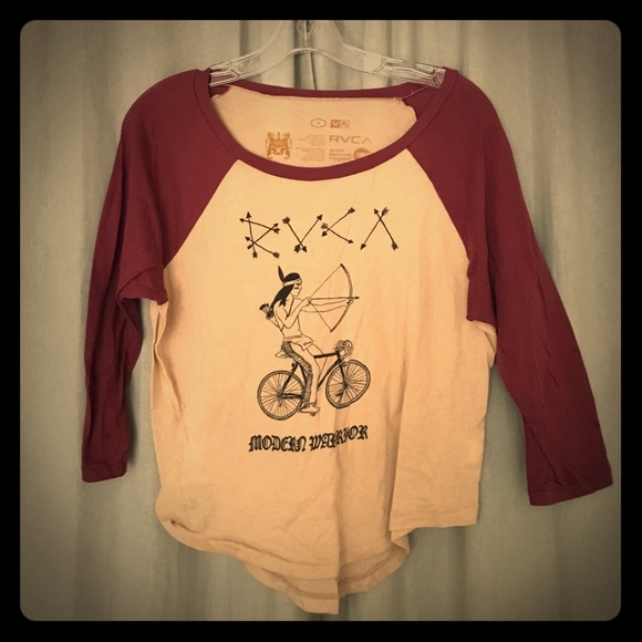 RVCA "Modern Warrior" Baseball Tee