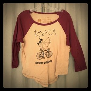 RVCA "Modern Warrior" Baseball Tee