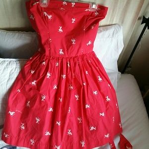 Hollister Size L Pink Strapless Dress *Like New*