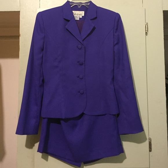 Purple Versei interview suit